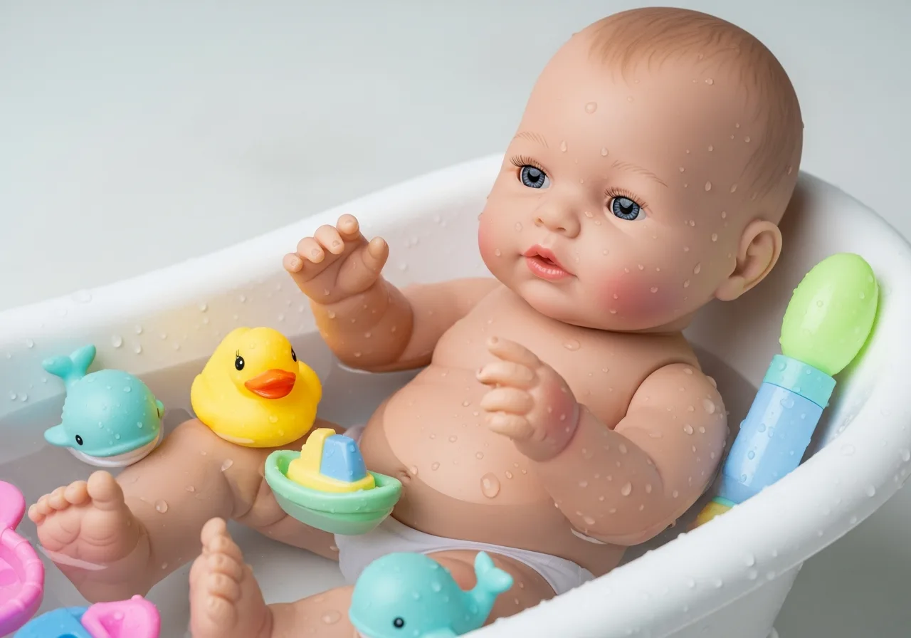 Sophie and Emma Bath Dolls: Comparing Our Two Beloved Bath-Time Companions - developmental benefits and play
