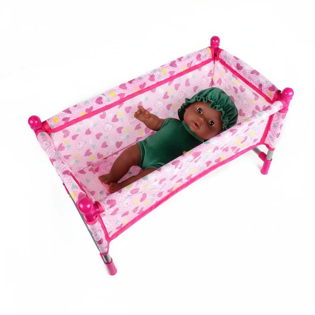 Baby Doll Playpan — folded for easy storage