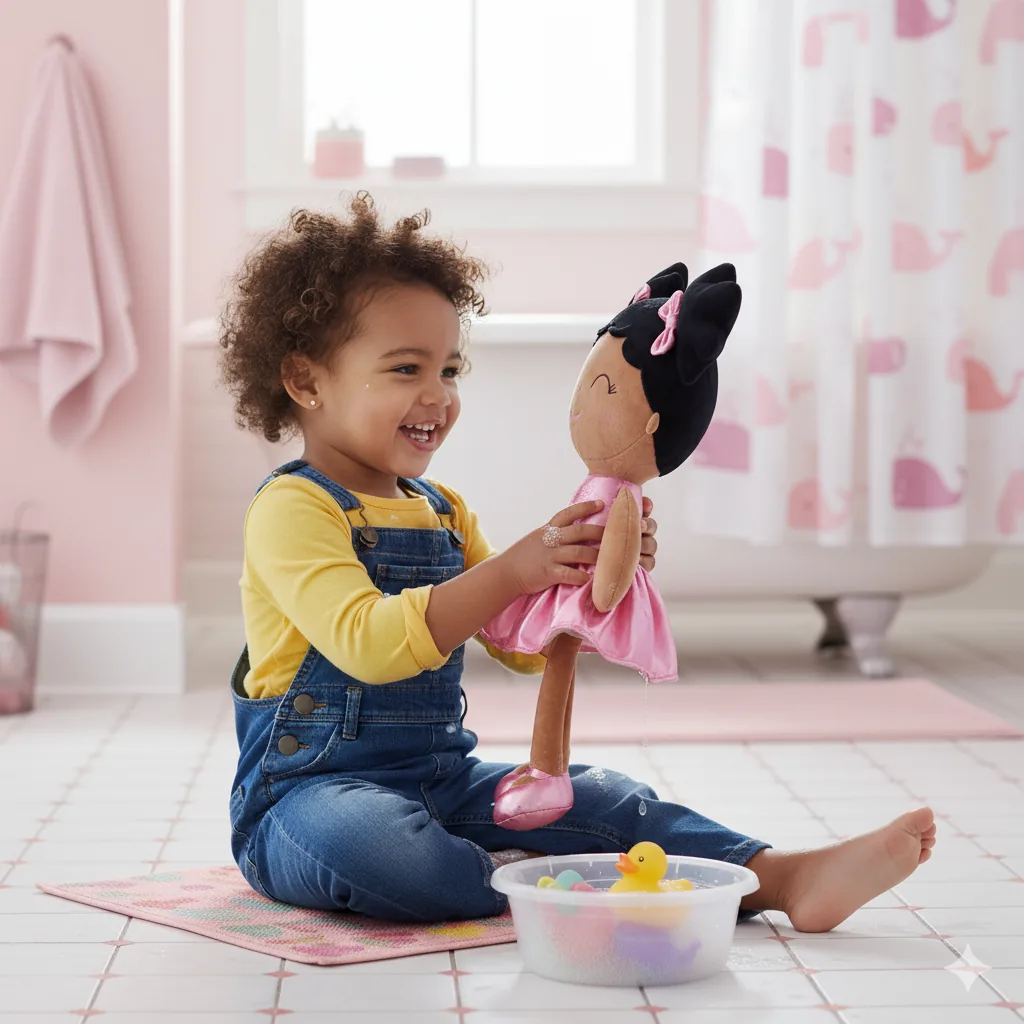 Sophie Bath Doll — full set with all accessories