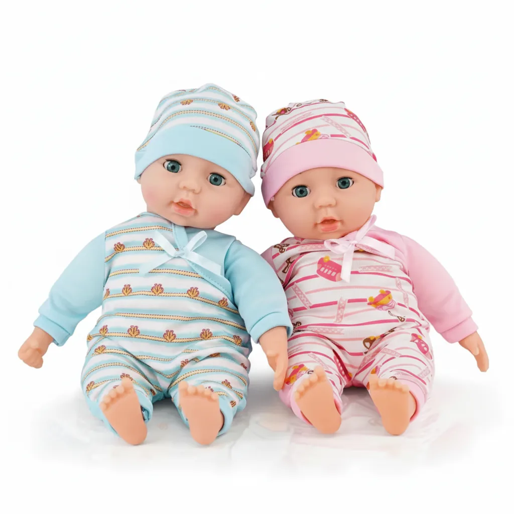 Twin Baby Dolls Set